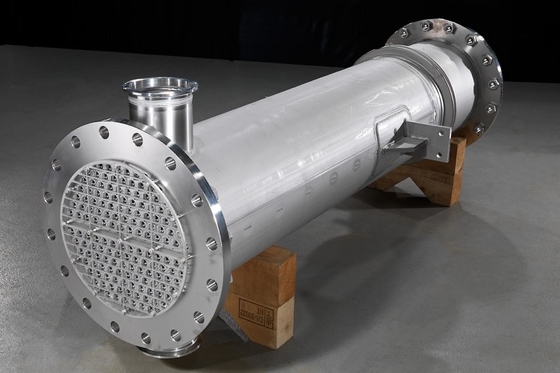 1600kg 熱交換器 ISO ASME 認証 0~1200 °C